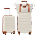 Hardshell Luggage Sets 2Pcs Bag Spinner Suitcase With Tsa Lock Lightweight 20