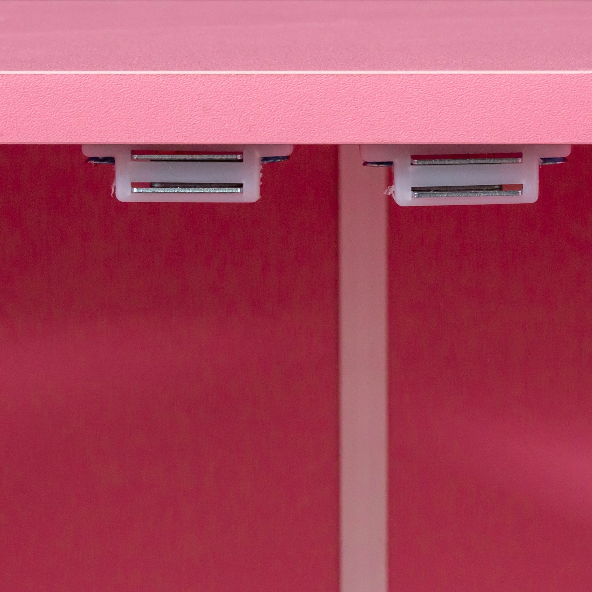Wall Mounted Barber Shampoo Station Storage Cabinet Salon Beauty Spa Equipment For Barber Salon Shop Pink Mdf