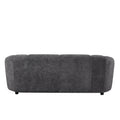Liyasi Living Room Sofa Set With Luxury Boucle Fabric3 Seater Grey Polyester Wood Primary Living Space Eucalyptus Foam Fabric 3 Seat