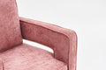 Swivel Barrel Chair For Living Room,360 Degree Swivel Club Modern Accent Single Sofa Chair, Small Leisure Arm Chair For Nursery, Hotel, Bedroom, Office Pink Primary Living Space Modern Linen