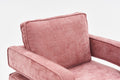 Swivel Barrel Chair For Living Room,360 Degree Swivel Club Modern Accent Single Sofa Chair, Small Leisure Arm Chair For Nursery, Hotel, Bedroom, Office Pink Primary Living Space Modern Linen