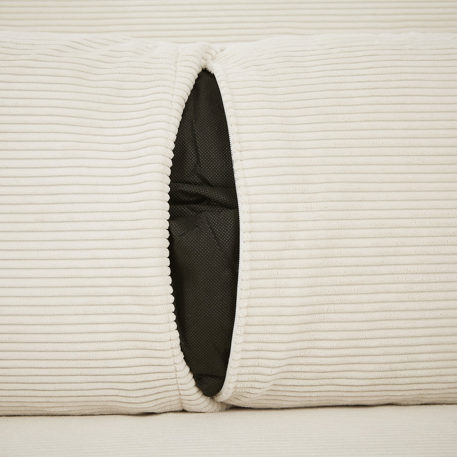 57.48" Pull Out Sofa Bed Convertible Couch 2 Seat Loveseat Sofa Modern Sleeper Sofa With Two Throw Pillows And Usb Ports For Living Room, Beige Old Sku:Wf317760Aaa Beige Foam Corduroy 2 Seat