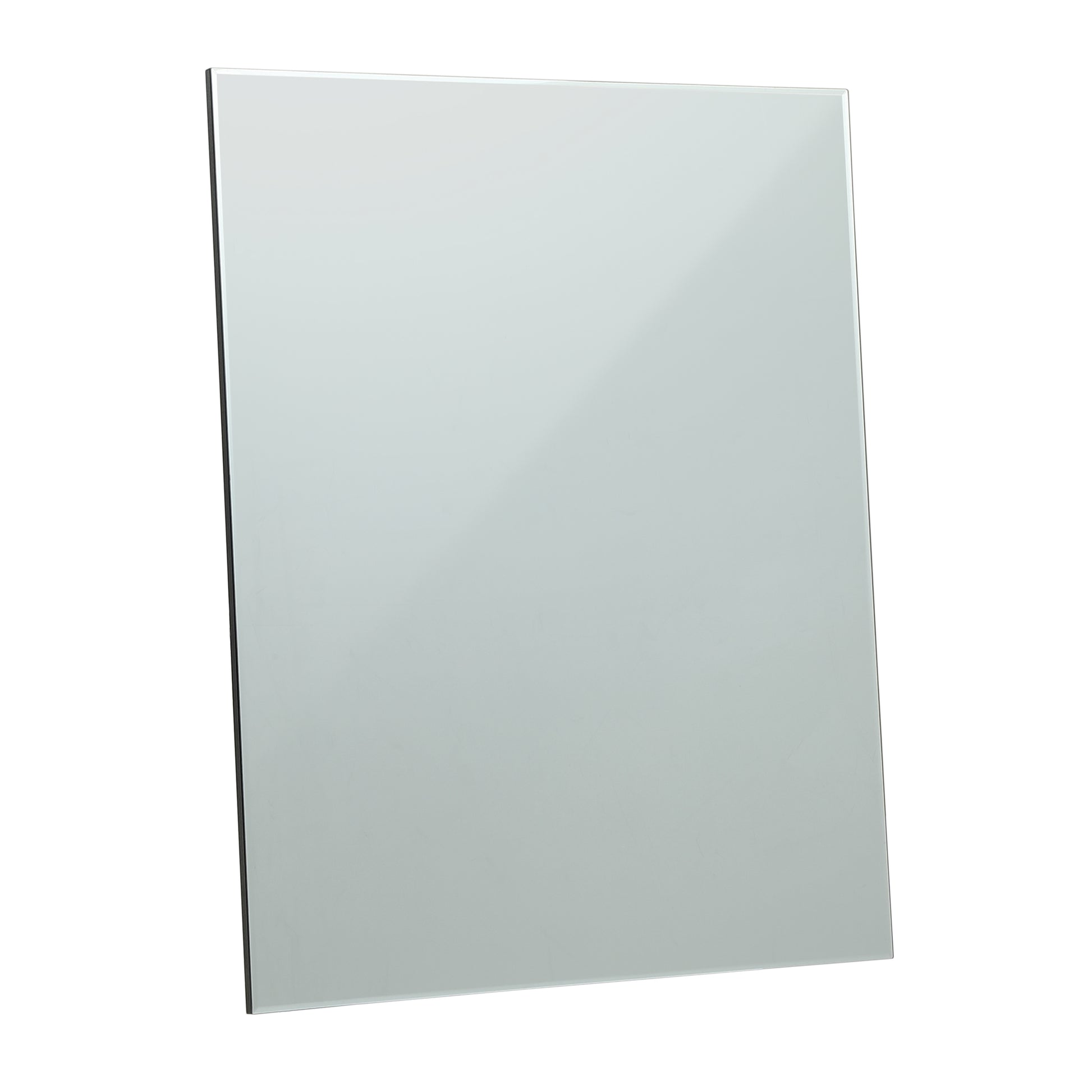 33.07"L X 26.77"W Mirror For Wall, Hanging Mirror For Salon, Barbershop, Bathroom, Bedroom Clear Glass