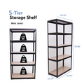 Storage Shelves 5 Tier Adjustable Garage Storage Shelving, Heavy Duty Metal Storage Utility Rack Shelf Unit For Warehouse Pantry Closet Kitchen, 23.6