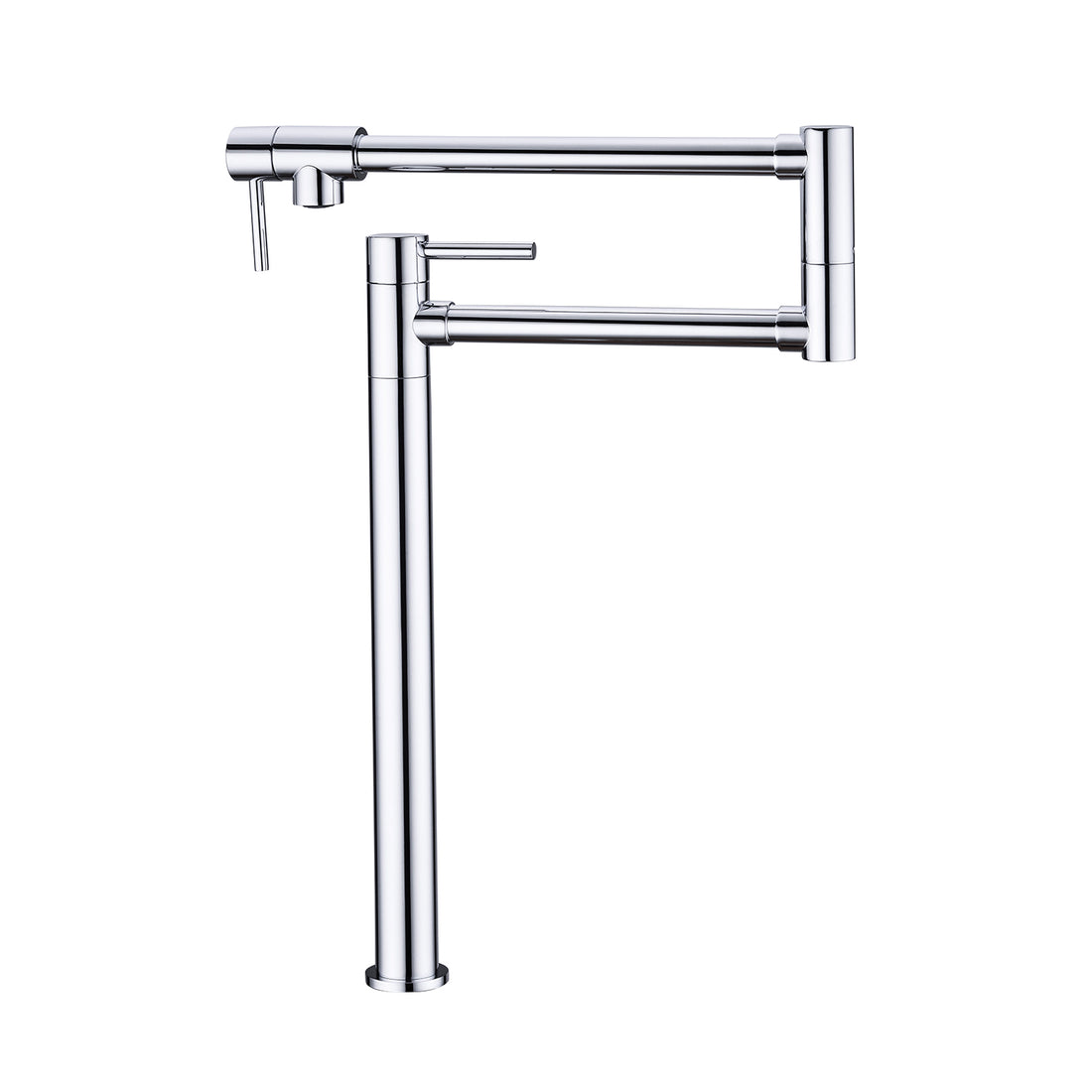 Pot Filler Faucet With Extension Shank Chrome Brass