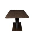 Multifunctional Extendable Console Table Grayish Brown Mdf