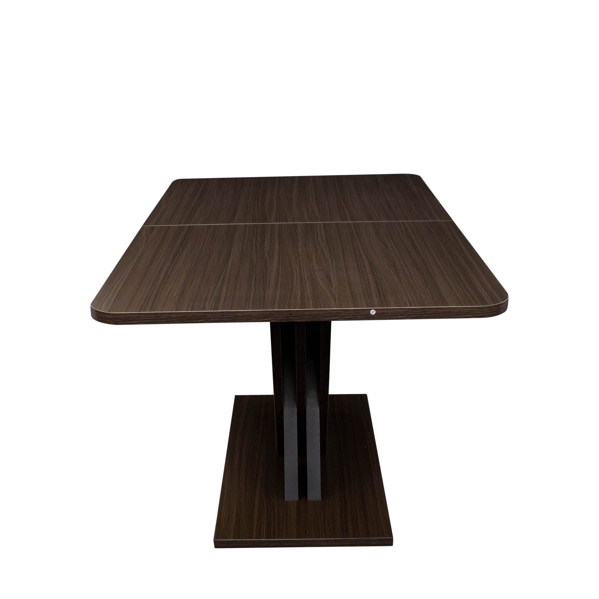 Multifunctional Extendable Console Table Grayish Brown Mdf