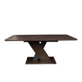 Multifunctional Extendable Console Table Grayish Brown Mdf