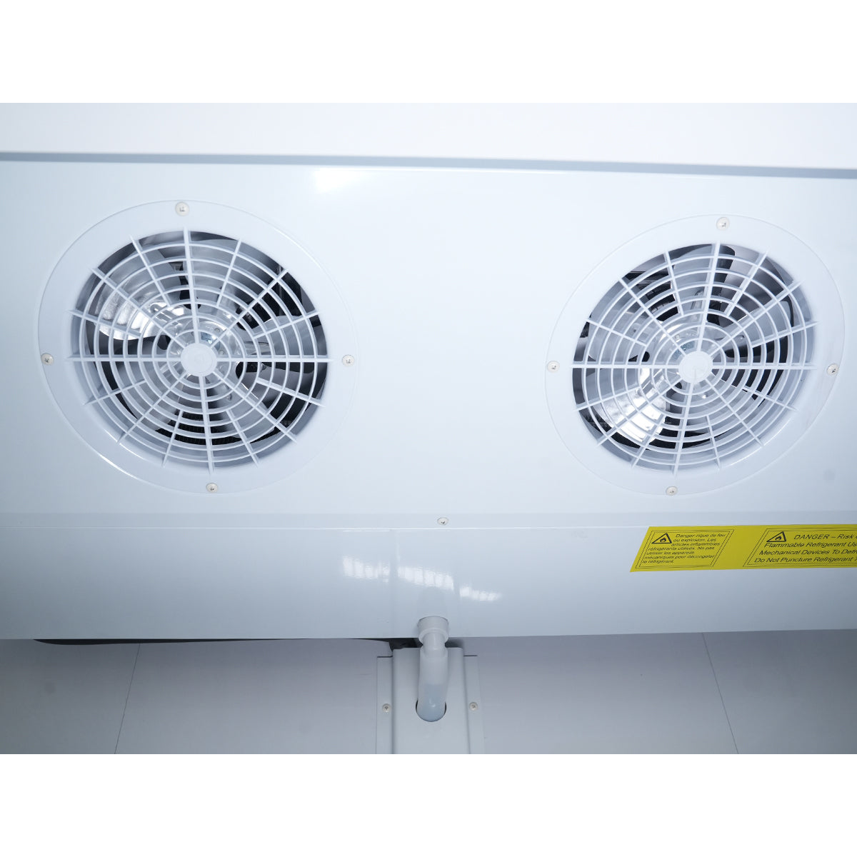 Orikool Glass Door Merchandiser Refrigerator 44.7 Cu.Ft Swing Door Commercial Display Refrigerators Merchandising Refrigeration With Led Top Panel Black Steel