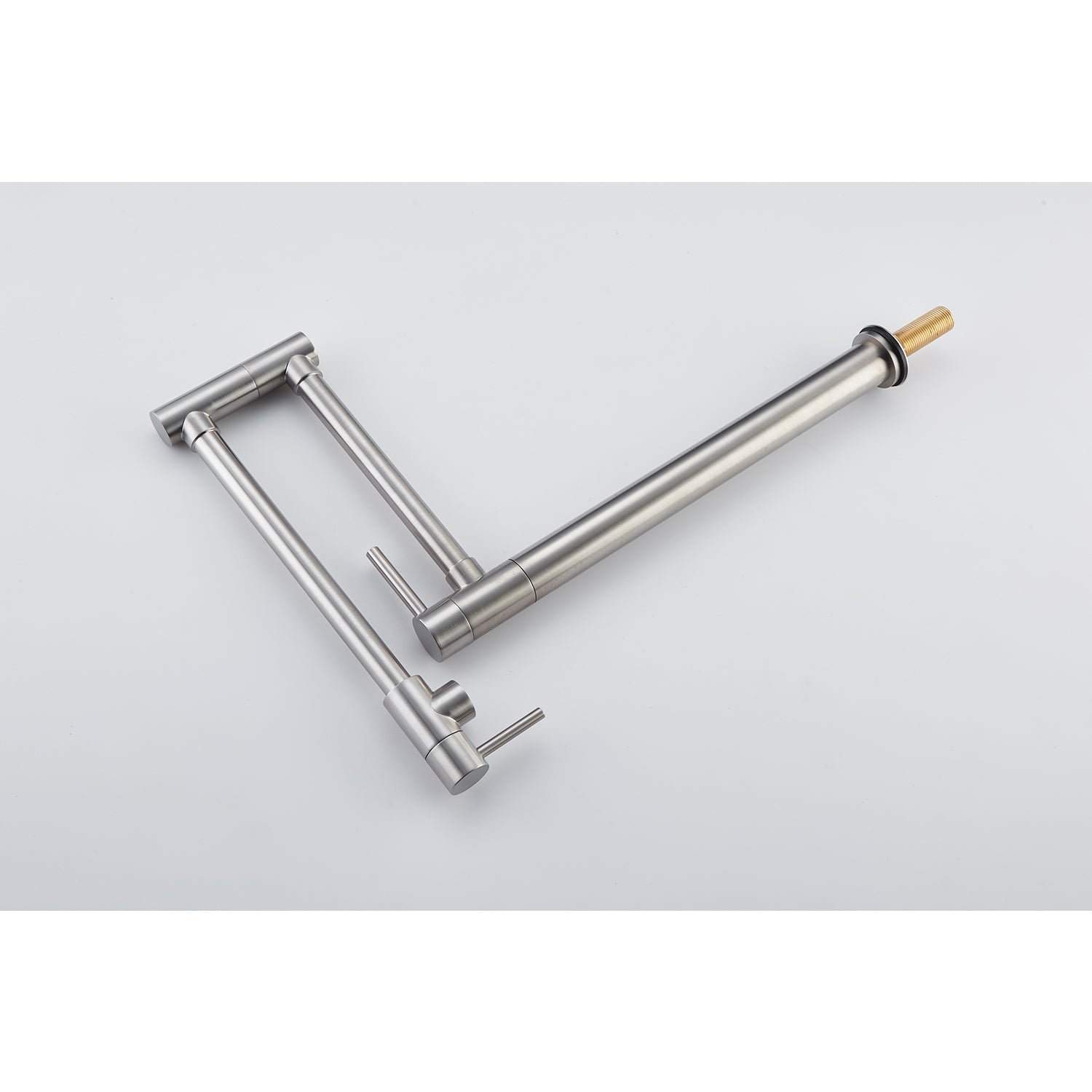 Pot Filler Faucet With Extension Shank Brushed Nickel Brass