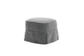 Swivel Barrel Chair With Ottoman, Swivel Accent Chairs Armchair For Living Room, Reading Chairs For Bedroom Comfy, Round Barrel Chairs With Black Metal Base Dark Grey Dark Gray Primary Living Space Modern Linen