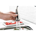 Single Handle Kitchen Sink Faucet With Pull Out Sprayer Brushed Nickel Stainless Steel