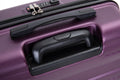 Expandable 3 Piece Luggage Sets Pc Lightweight & Durable Suitcase With Two Hooks, Spinner Wheels, Tsa Lock, 21 25 29 Dark Purple Dark Purple Pc