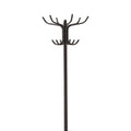 Black 12 Hook Coat Rack Black Primary Living Space Traditional Metal