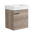 18 Inch Bathroom Vanity With Top, Small Bathroom Vanity And Sink Grey 1 Bathroom Wall Mounted Modern Plywood