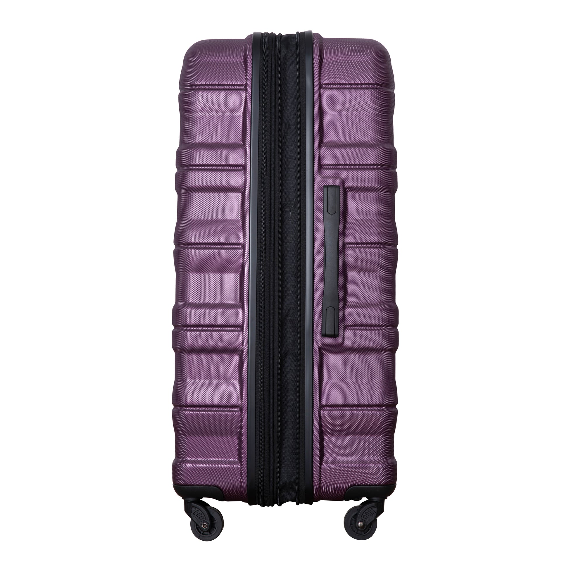 Expandable 3 Piece Luggage Sets Pc Lightweight & Durable Suitcase With Two Hooks, Spinner Wheels, Tsa Lock, 21 25 29 Dark Purple Dark Purple Pc