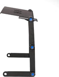Foldable Aluminum Laptop Desk Adjustable Portable Table Stand With 2 Cpu Cooling Fans And Mouse Pad Black Metal