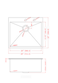 28X22X10 Inch Kitchen Sink Drop In 16 Gauge Stainless Steel 28