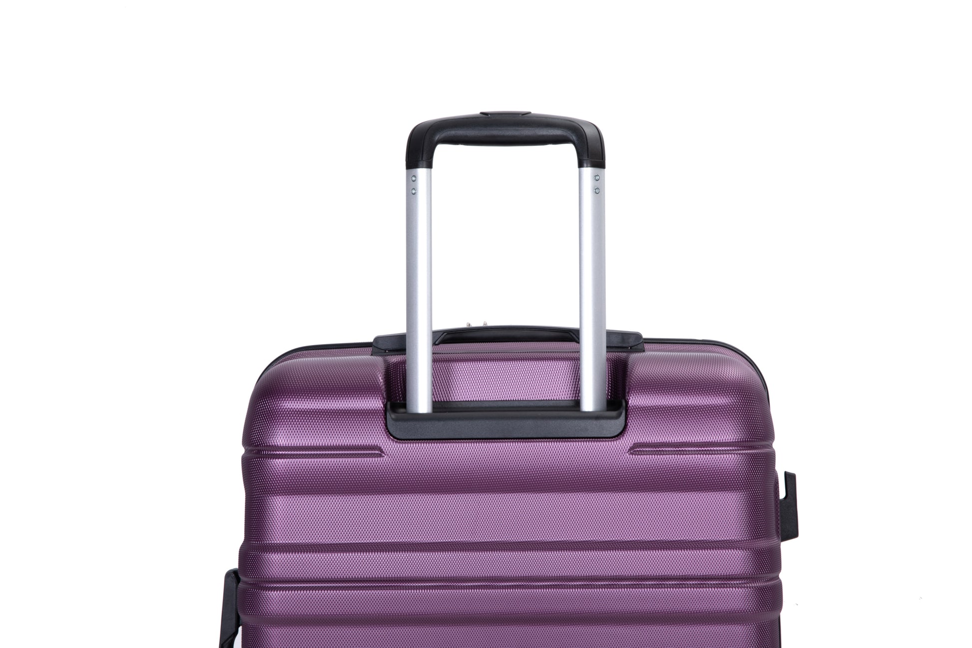 Expandable 3 Piece Luggage Sets Pc Lightweight & Durable Suitcase With Two Hooks, Spinner Wheels, Tsa Lock, 21 25 29 Dark Purple Dark Purple Pc