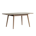 Walnut Color Solid Oak Round Corner Diagonal Leg Telescopic Table 1.2 1.6M, For 6 8 People To Meet Dining Table Wood Walnut Color Walnut Brown Writting Desk Triangular Dining Room Oak Rectangular Kitchen & Dining Tables Solid Wood