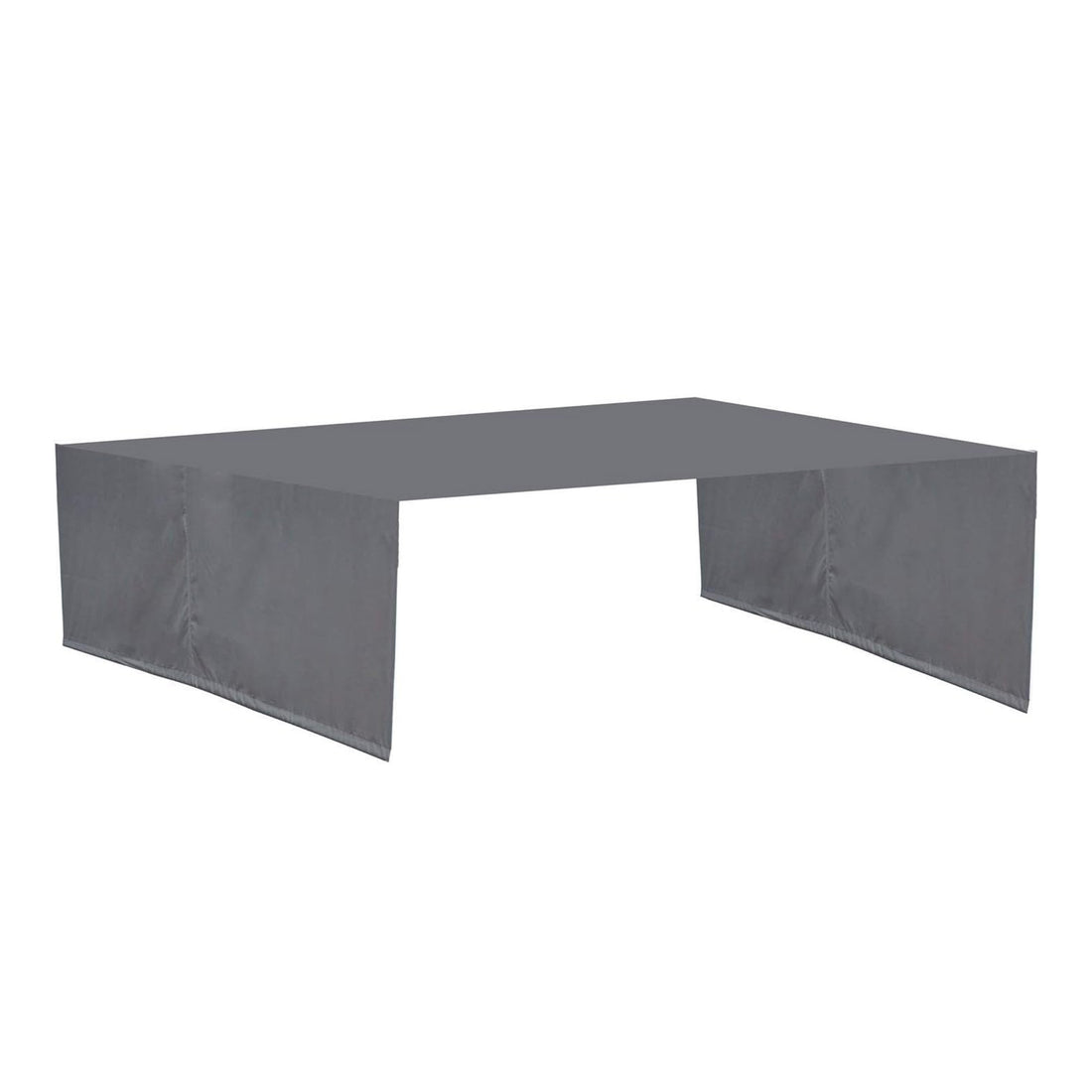 Universal Canopy Cover Replacement For 12X9 Ft Curved Outdoor Pergola Structure Grey Grey Polyester