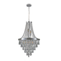 Chromium Color Crystal Chandeliers,Large Contemporary Luxury Ceiling Lighting Chrome Luxury Iron