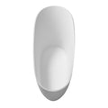 1700Mm Solid Surface Bathtub Matte White Color Matte White Oval Bathroom Freestanding Tubs Matte 61 69 In Classic,Luxury,Modern Soaking Center Solid Surface Solid Surface