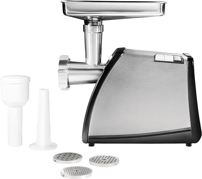 Meat Grinder & Sausage Stuffer, 570 Watt,Stainless Steel Aqua Grey Kitchen Stainless Steel