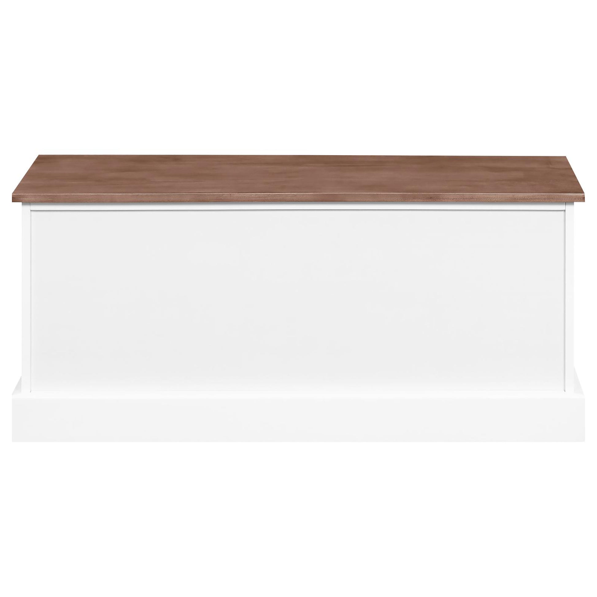 Brown And White 3 Drawer Storage Bench Brown Brown Primary Living Space Traditional Poplar Wood