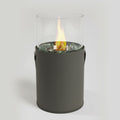 Grey Mini Fire Pit, Tabletop Fire Pit, Ethanol Fire Pit, Portable Fireplace For Indoor & Garden For Dinner Parties, Home Decoration Gray Garden & Outdoor Steel