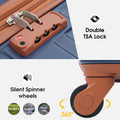 Luggage With Tsa Lock Spinner Wheels Hardside Expandable Luggage Travel Suitcase Check In Luggage Abs 28