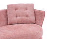 Polyester Fiber Loveseat Sofa Chair Upholstered Couch With Golden Metal Legs Club Two Seat Sofa For Living Reading Room Bedroom Apartment Small Space Dorm,Pink. Pink Polyester Wood Primary Living