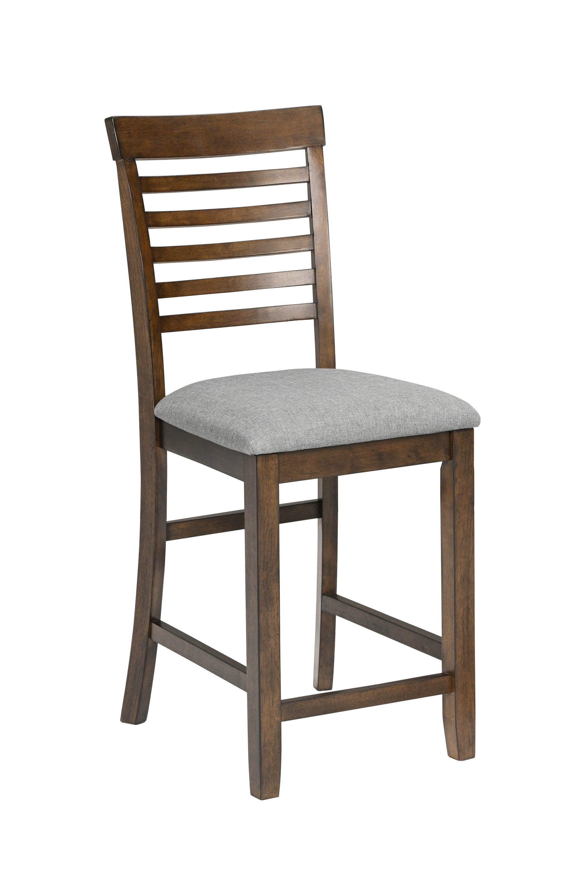 5 Piece Dining Table Set, Wooden Dining Square Table Set For 4, Counter Height Kitchen Table Set With Square Table And 4 Upholstered Chairs For Small Space, Walnut Wood Walnut Seats 4 Gray Wood Dining Room Acacia 4 Leg Square Dining Table With Chair