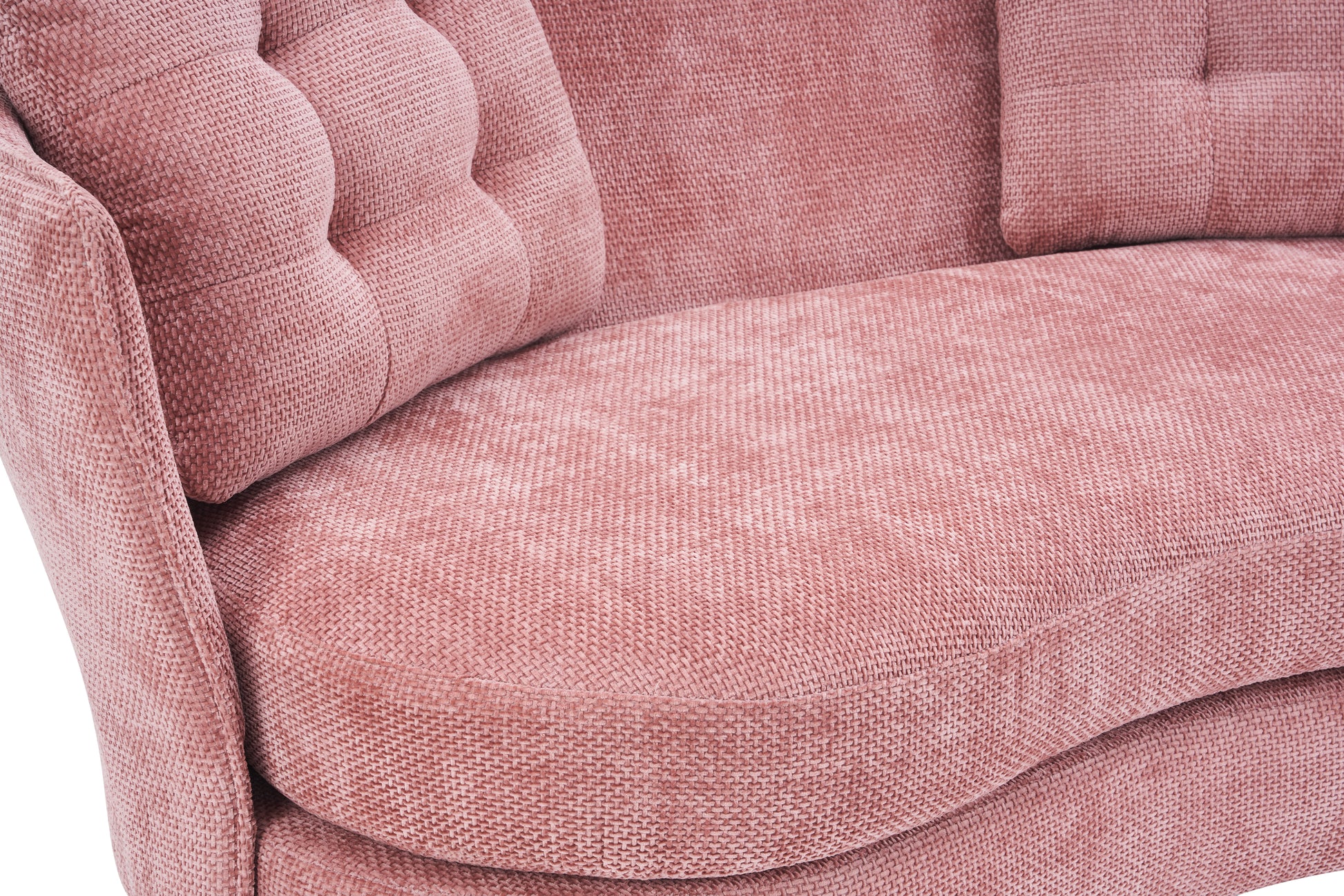 Polyester Fiber Loveseat Sofa Chair Upholstered Couch With Golden Metal Legs Club Two Seat Sofa For Living Reading Room Bedroom Apartment Small Space Dorm,Pink. Pink Polyester Wood Primary Living