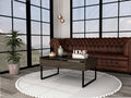 Lift Top Coffee Table, One Drawer, Dark Walnut Brown Particle Board Particle Board