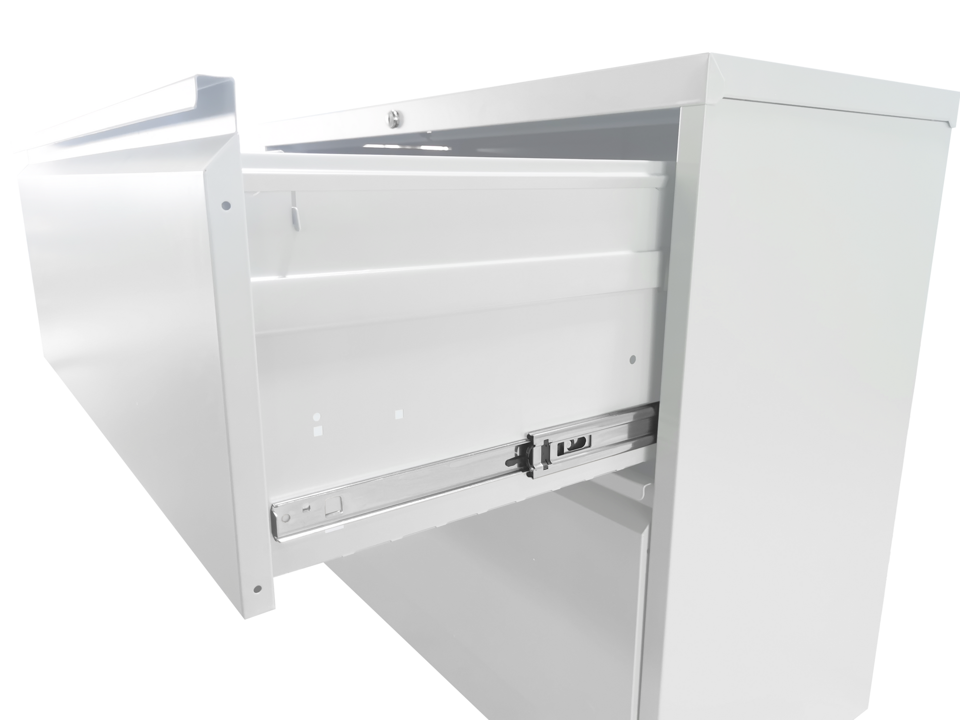 Lateral File Cabinet 4 Drawer, White Filing Cabinet With Lock, Lockable File Cabinet For Home Office, Locking Metal File Cabinet For Legal Letter A4 F4 Size Filing Cabinets 3 4 Drawers White Office Drawers Included Modern Metal Metal