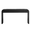 Unique Retro Console Table With Open Style, Two Top Drawers For Entrance, Dinning Room, Living Room Antique Black Antique Black Mdf