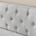Twin Size Upholstery Daybed With Trundle Bed And Two Storage Drawersflat Arms With Pocket, Extendable Daybed For Bedroom Living Room,Linen Beige Beige Linen