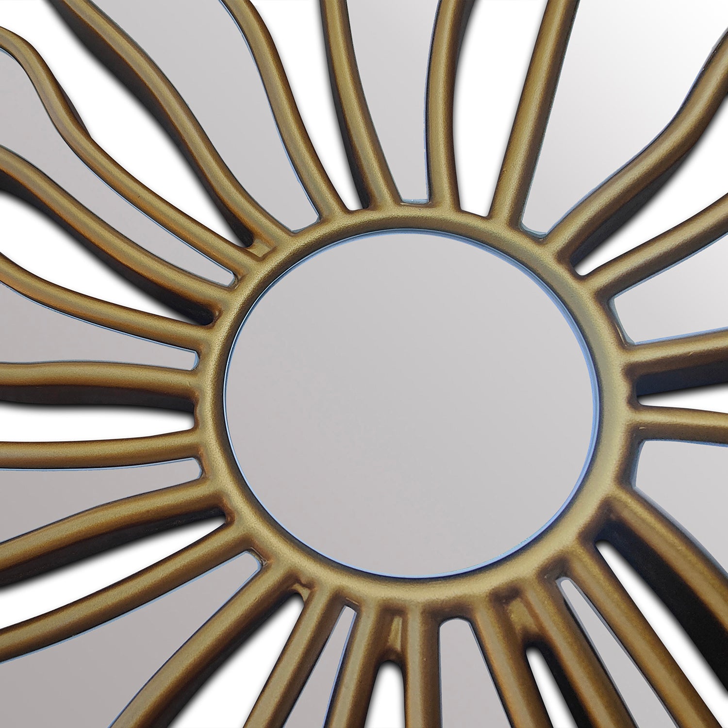 Timeless Round Wall Mirror With Bronze Frame Bronze Metal Mirror