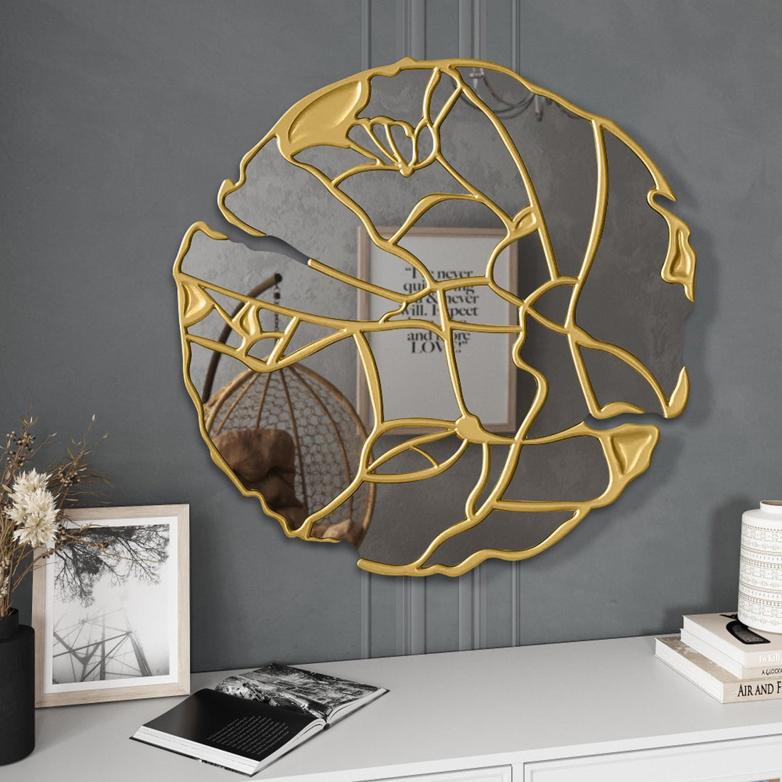 Timeless Wall Mirror With Gold Frame Gold Glass Mirror