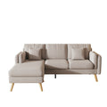 3020 L Shaped Sofa With Footrests Can Be Left And Right Interchangeable Plus Double Armrests 84.6