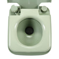 5 Gallon Portable Toilet, Flush Potty, Travel Camping Outdoor Green Hdpe