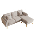 3020 L Shaped Sofa With Footrests Can Be Left And Right Interchangeable Plus Double Armrests 84.6