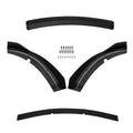 Matte Double Deck For Dodge Charger 2015 2022 Srt Style Front Lip Splitter Kit Black Abs