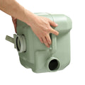 5 Gallon Portable Toilet, Flush Potty, Travel Camping Outdoor Green Hdpe