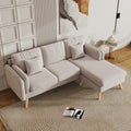 3020 L Shaped Sofa With Footrests Can Be Left And Right Interchangeable Plus Double Armrests 84.6