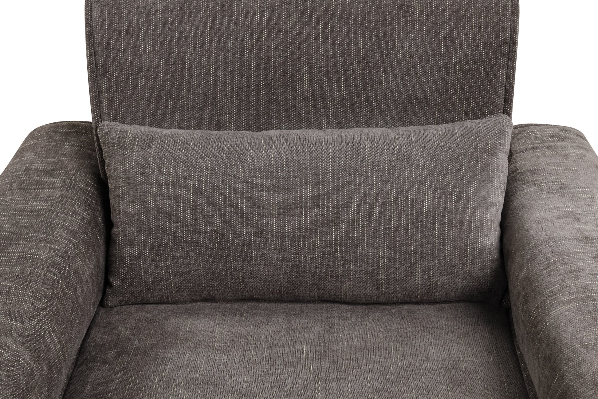 Valentina 74" Gray Chenille Sofa Loveseat Living Room Set Gray Chenille