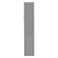 Full Size Murphy Bed Wall Bed With Shelves,Gray Gray Solid Wood Mdf