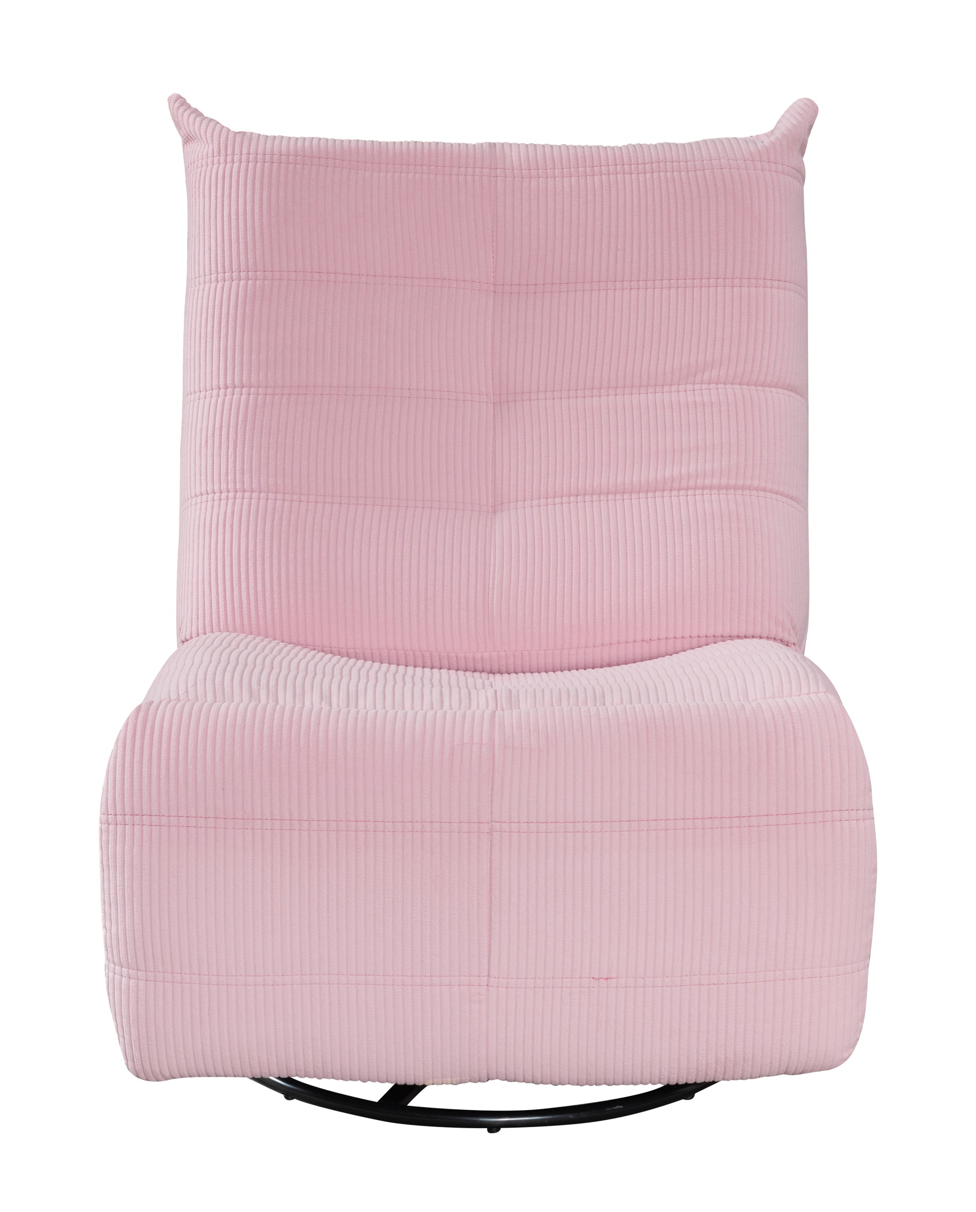 Georgena 31" Pink Corduroy Swivel Glider Recliner Pink Corduroy