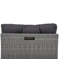 Patio Furniture Set Outdoor Furniture Daybed Rattan Sectional Furniture Set Patio Seating Group With Cushions And Center Table For Patio, Lawn, Backyard, Pool, Grey Yes Grey Water Resistant Frame Water Resistant Cushion Garden & Outdoor Sectional Seating